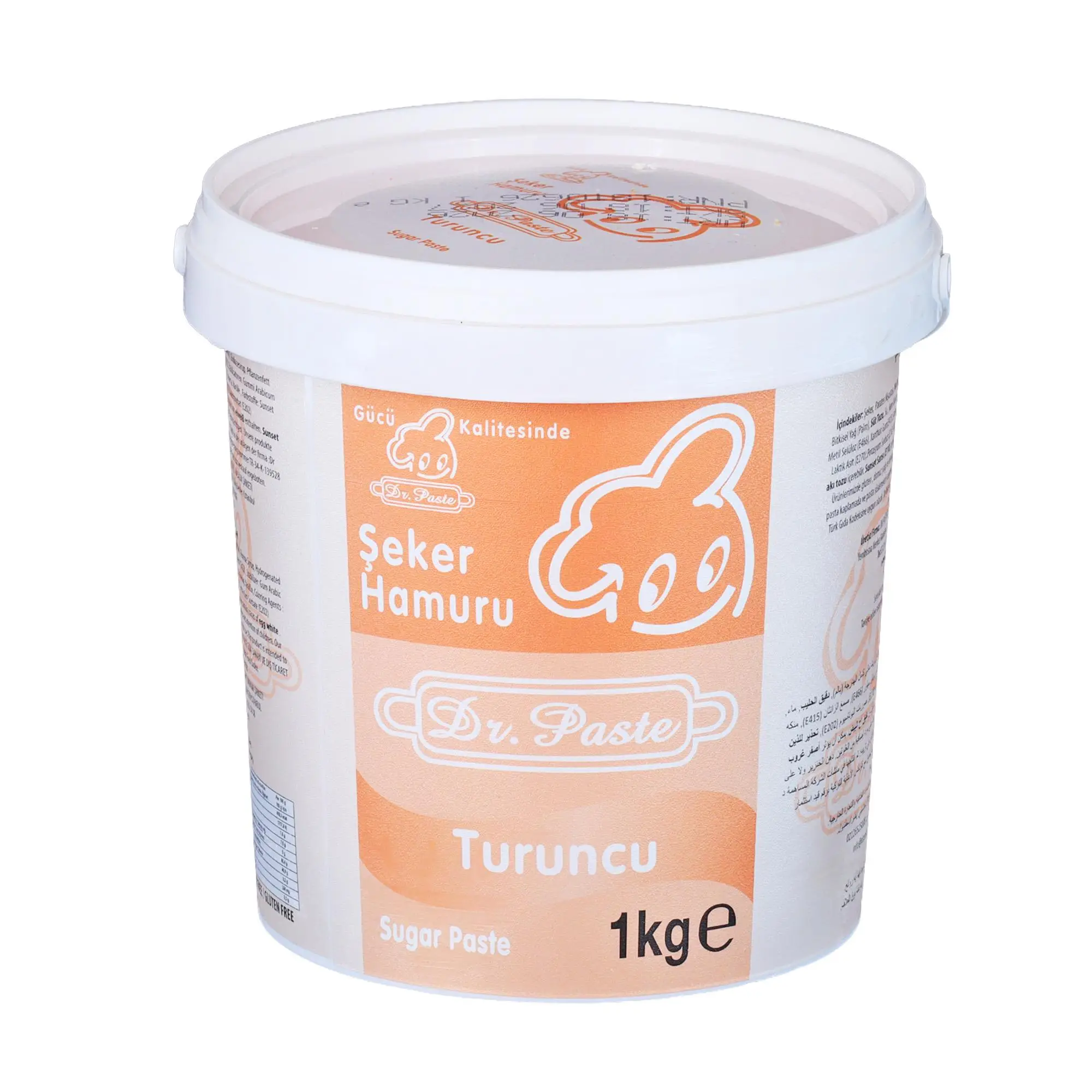 Şeker Hamuru Turuncu 1 kg