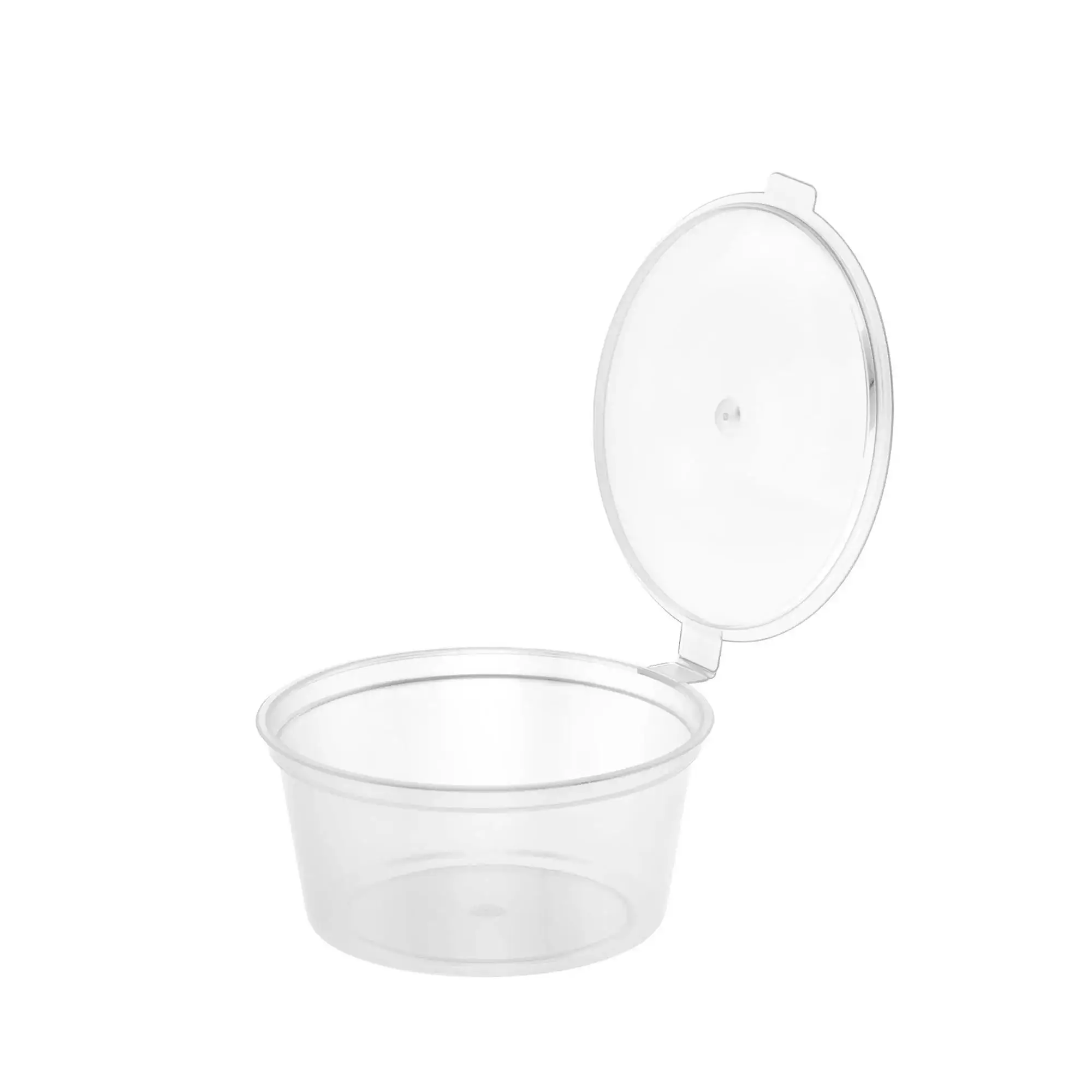 Sert Plastik Kapaklı Sos Kabı 60 cc - 50 Adet