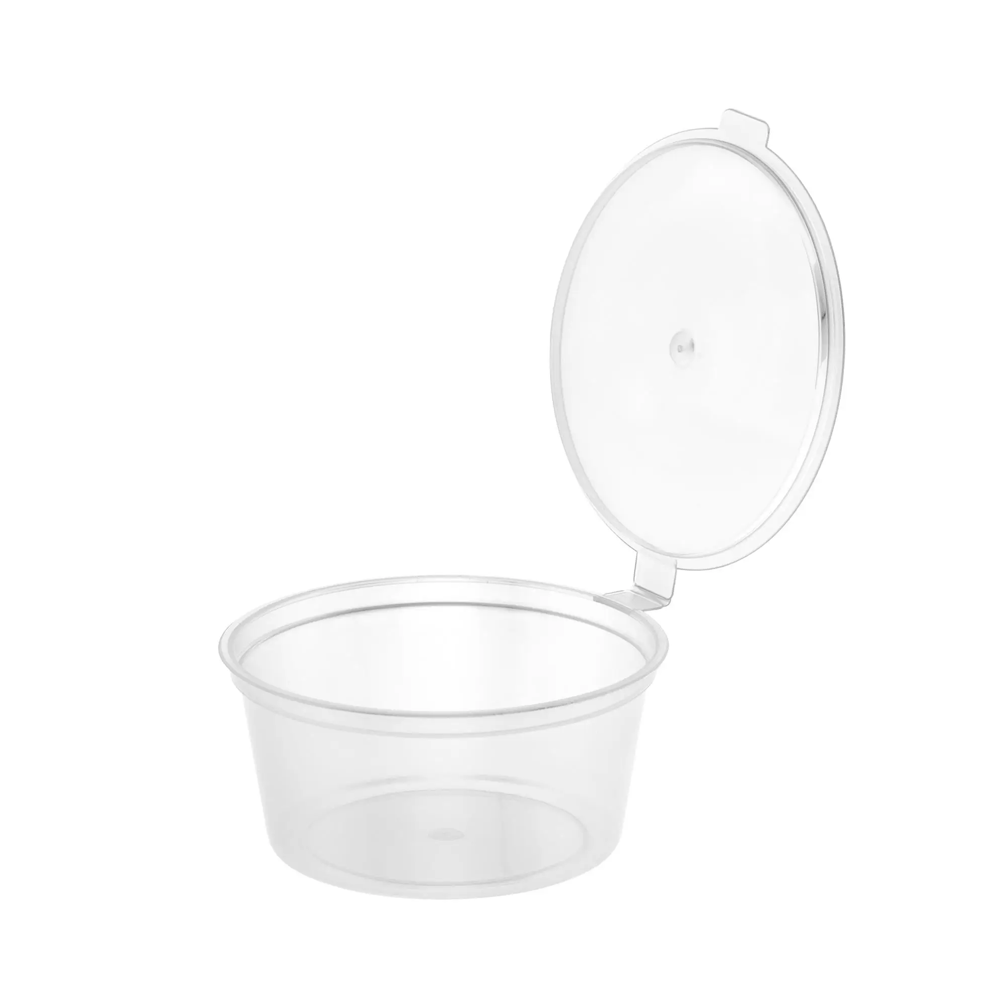 Sert Plastik Kapaklı Sos Kabı 80 cc - 50 Adet