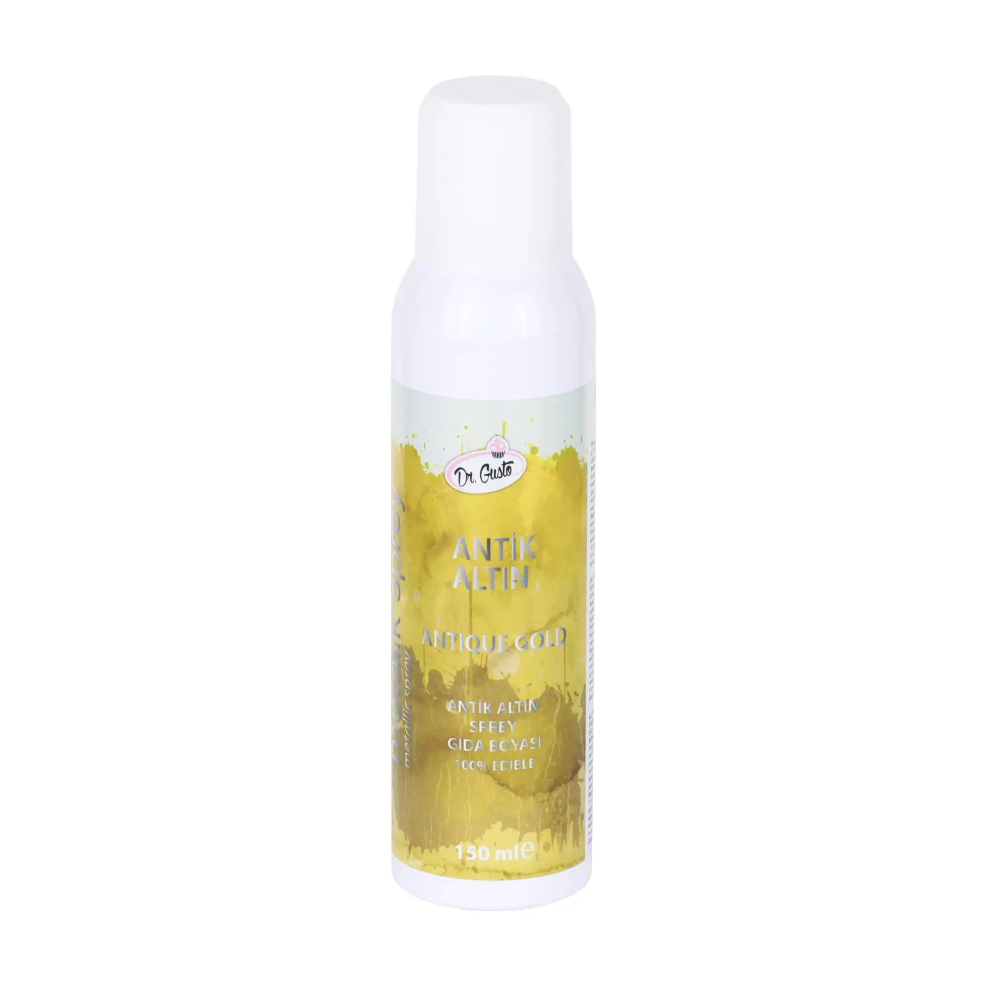 Sprey Gıda Boyası 150 ml Altın Antik