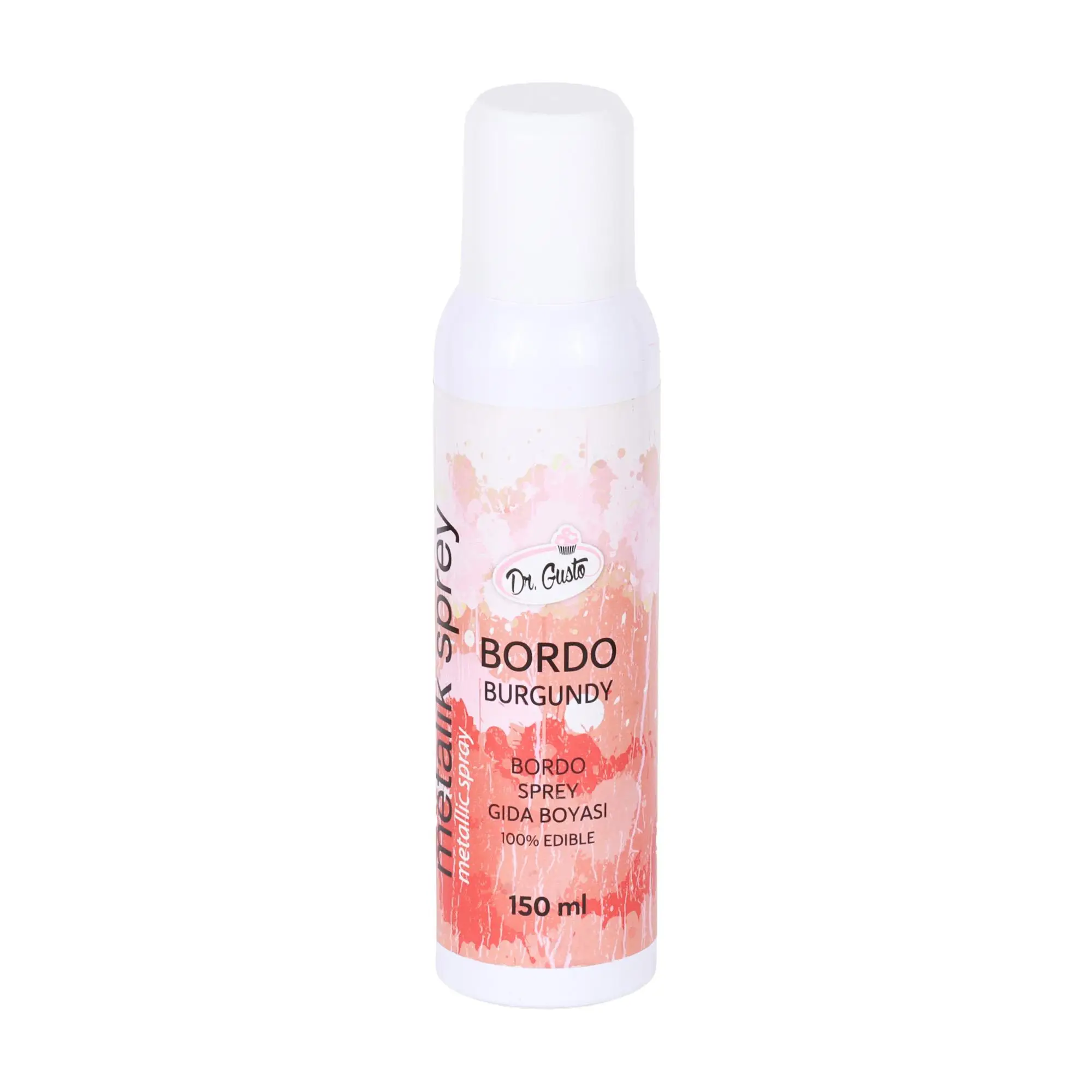 Sprey Gıda Boyası 150 ml Bordo