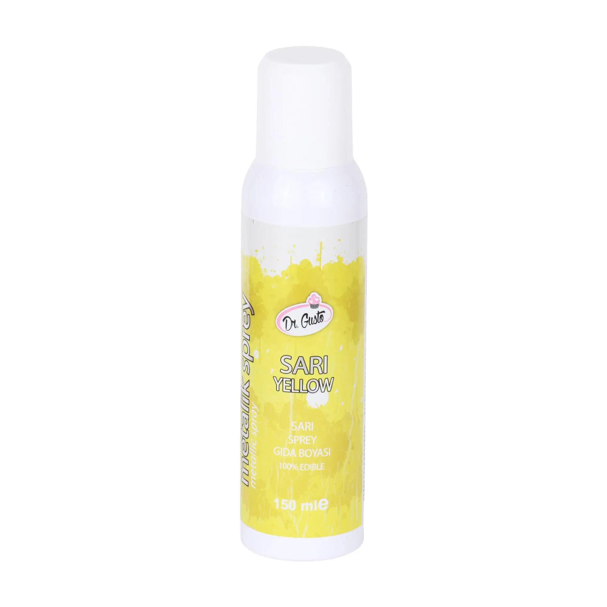 Sprey Gıda Boyası 150 ml Sarı