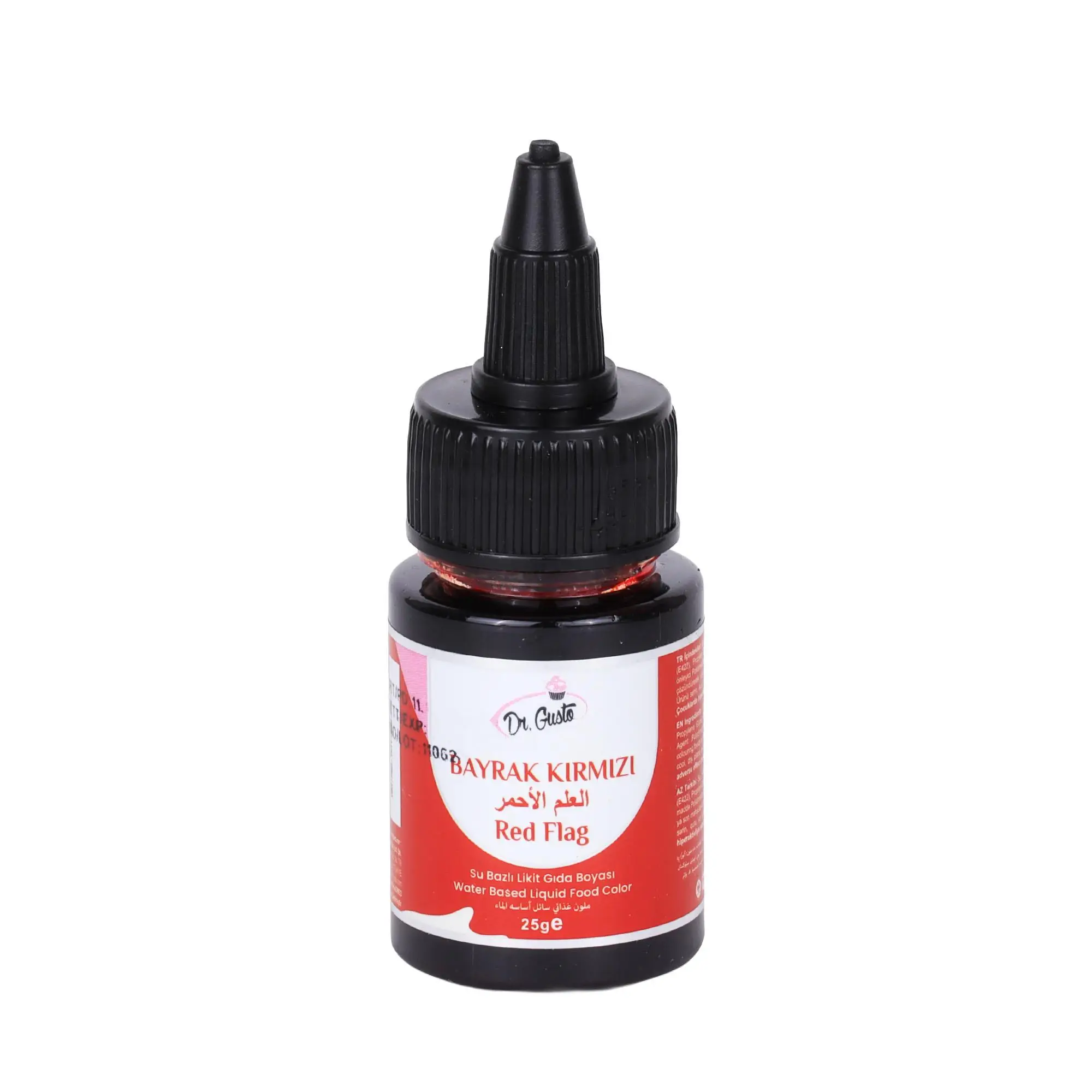 Su Bazlı Likit Gıda Boyası 25 gr Bayrak Kırmızı