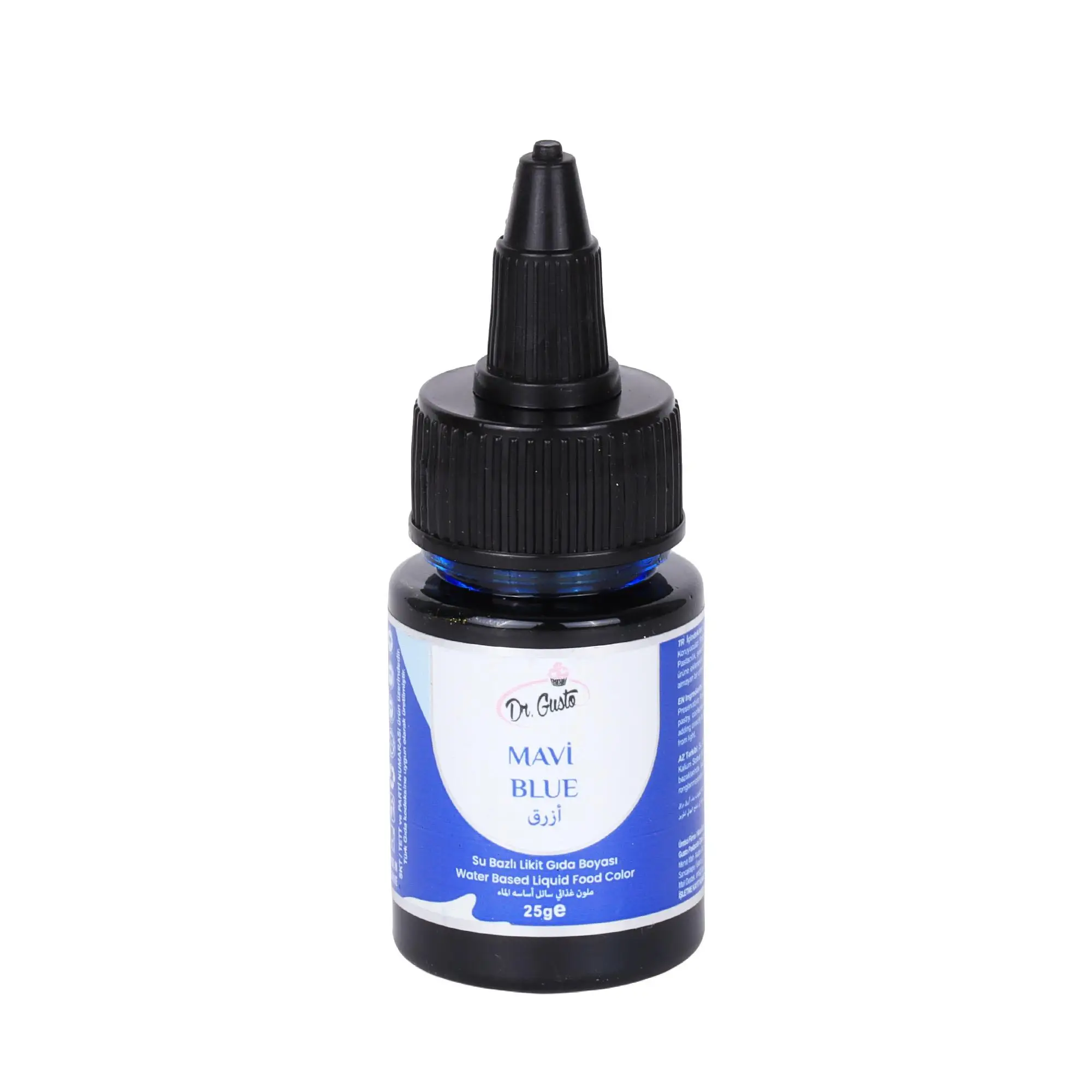 Su Bazlı Likit Gıda Boyası 25 gr Mavi