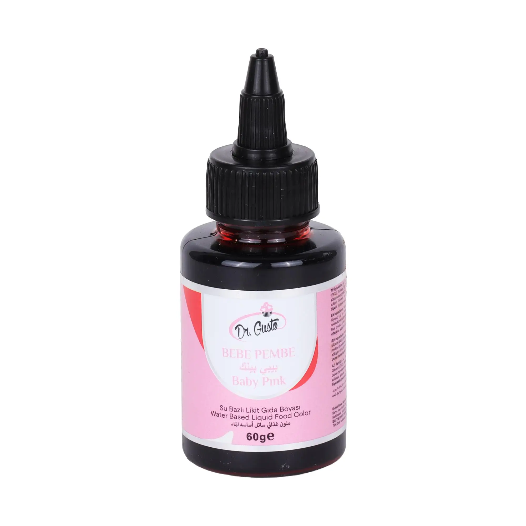 Su Bazlı Likit Gıda Boyası 60 gr Bebek Pembe