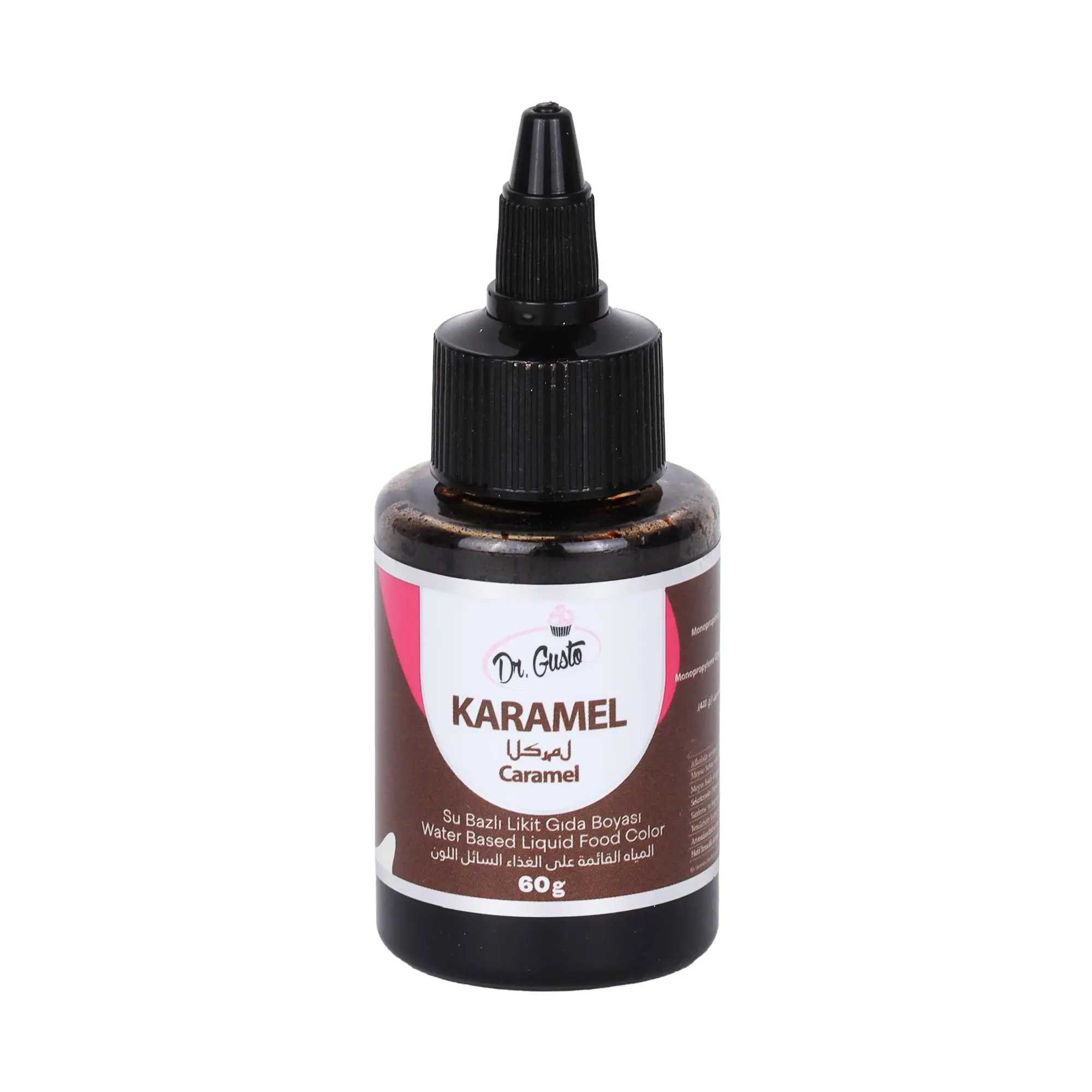 Su Bazlı Likit Gıda Boyası 60 gr Karamel