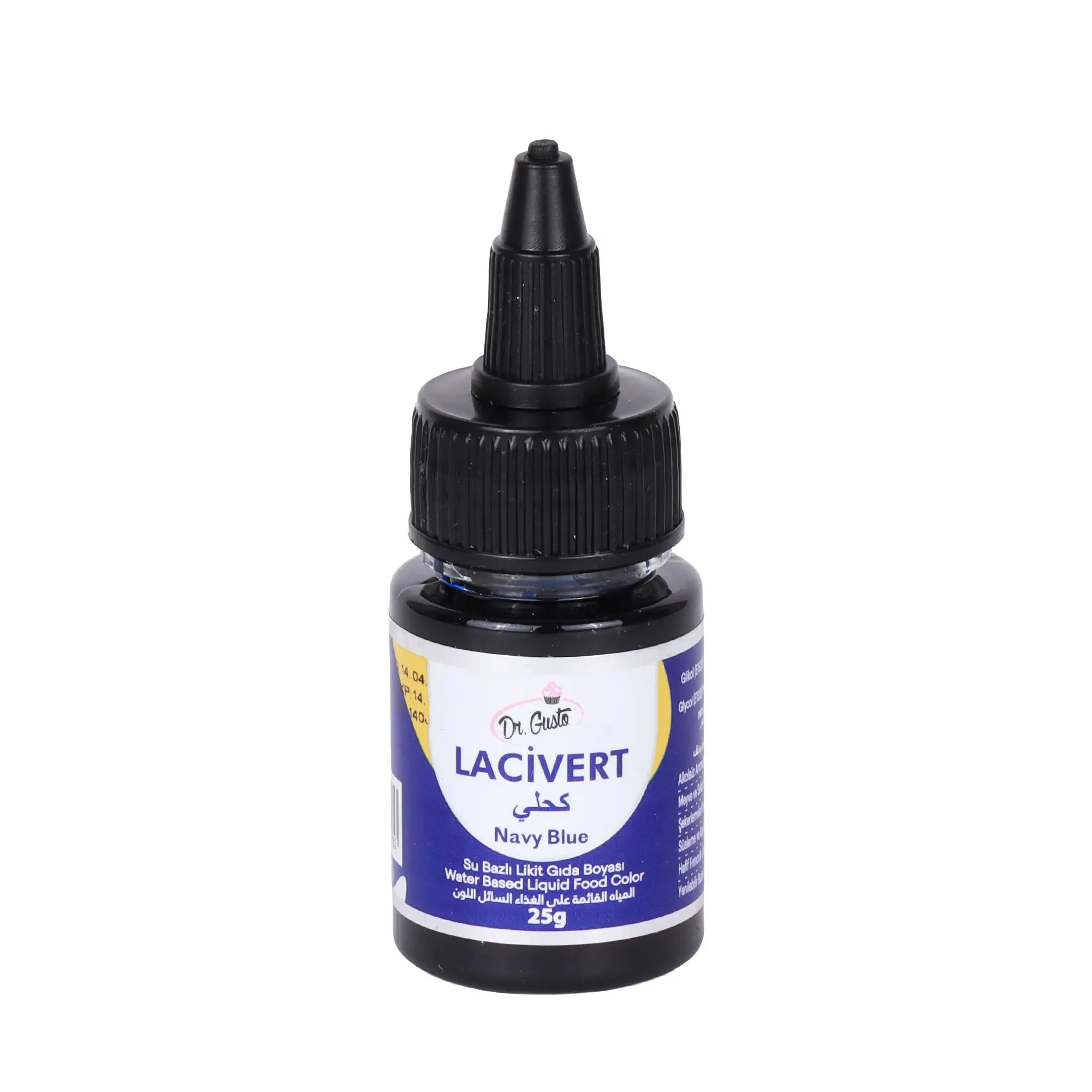 Su Bazlı Likit Gıda Boyası 60 gr Lacivert