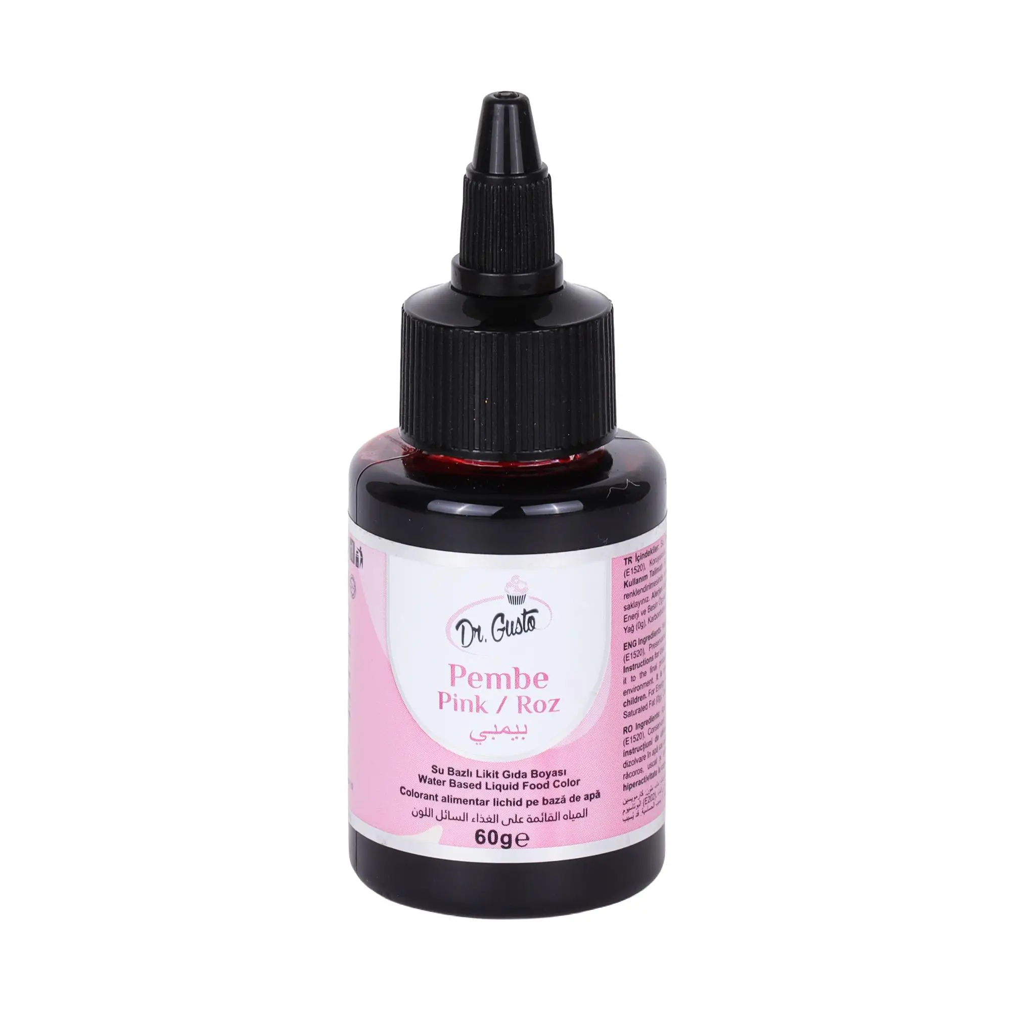 Su Bazlı Likit Gıda Boyası 60 gr Pembe