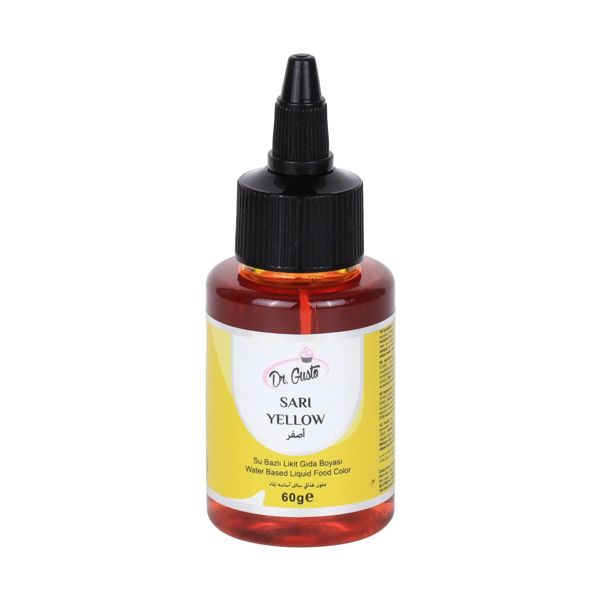 Su Bazlı Likit Gıda Boyası 60 gr Sarı