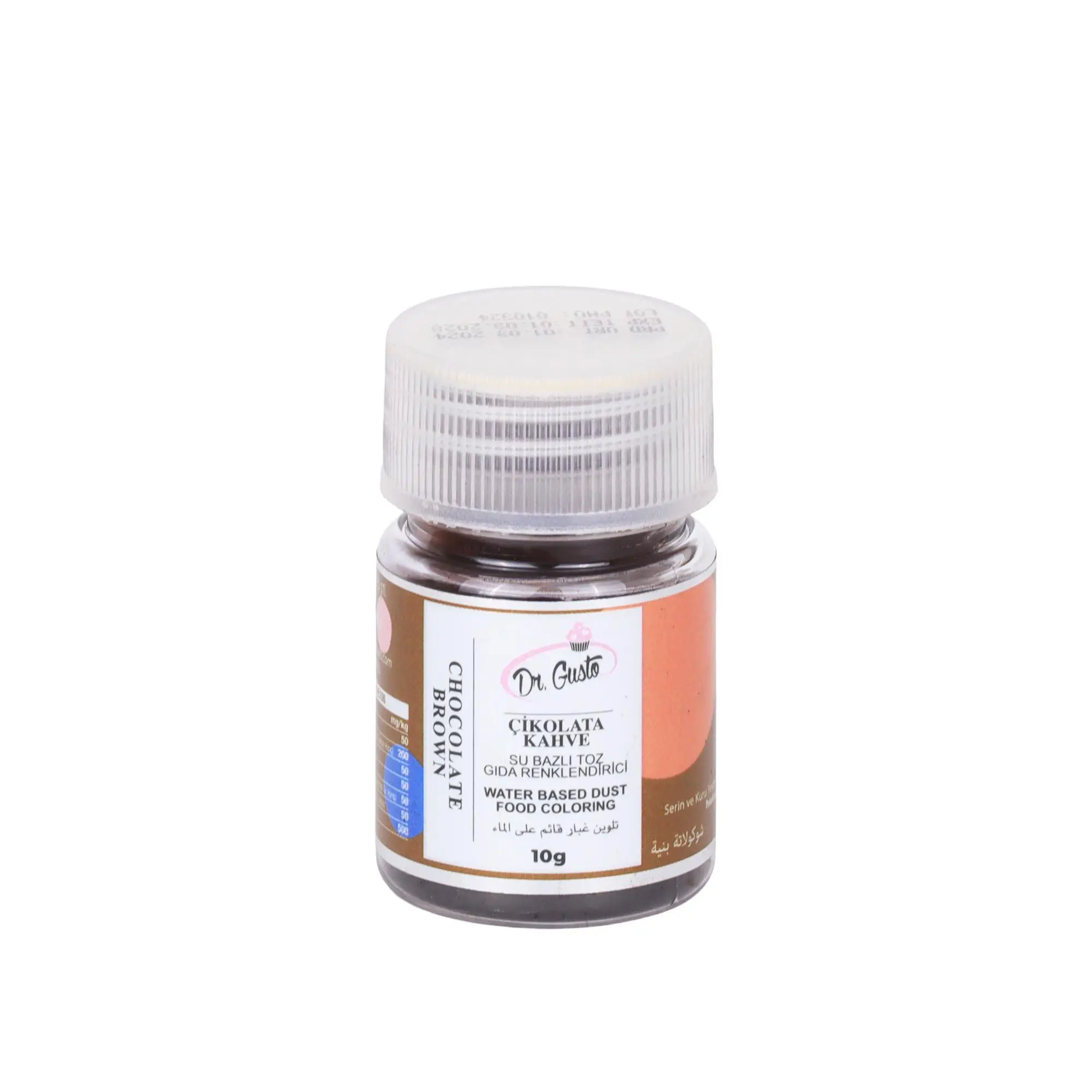 Su Bazlı Toz Gıda Boyası 10 gr Çikolata Kahve