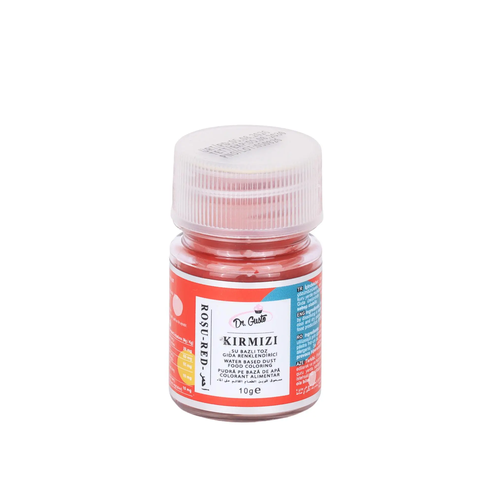 Su Bazlı Toz Gıda Boyası 10 gr Kırmızı