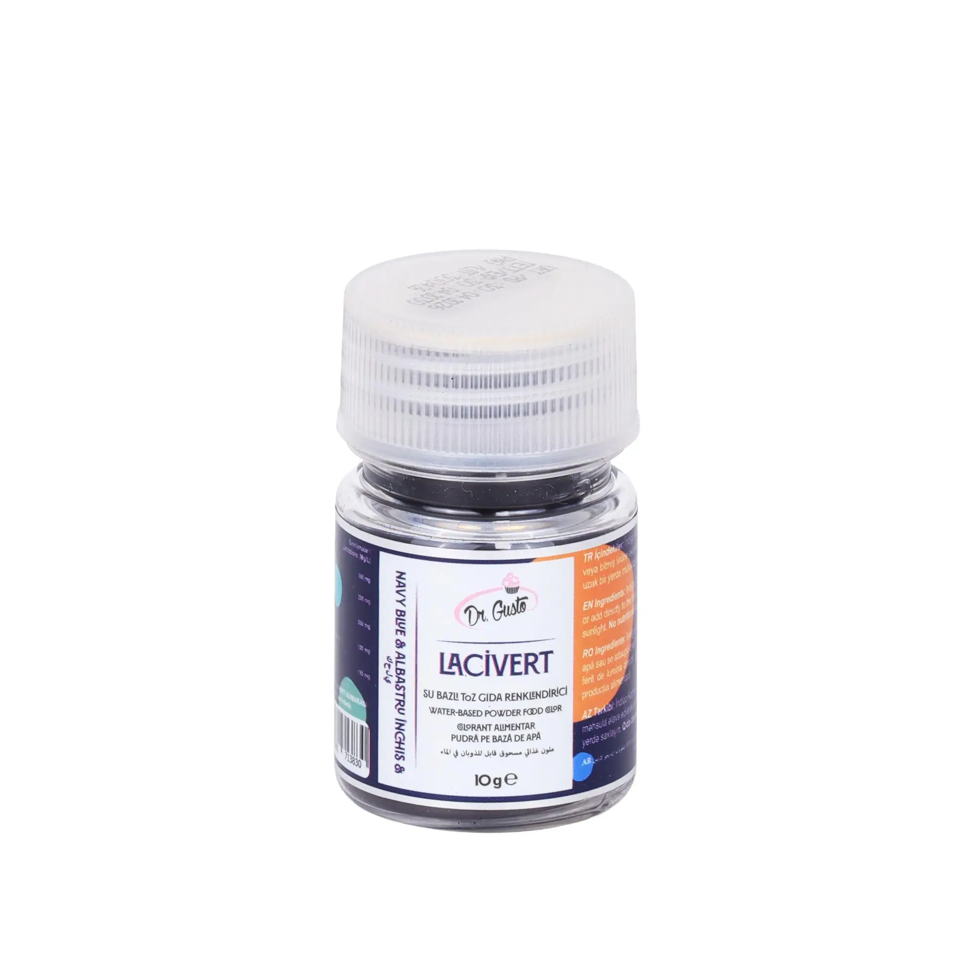 Su Bazlı Toz Gıda Boyası 10 gr Lacivert