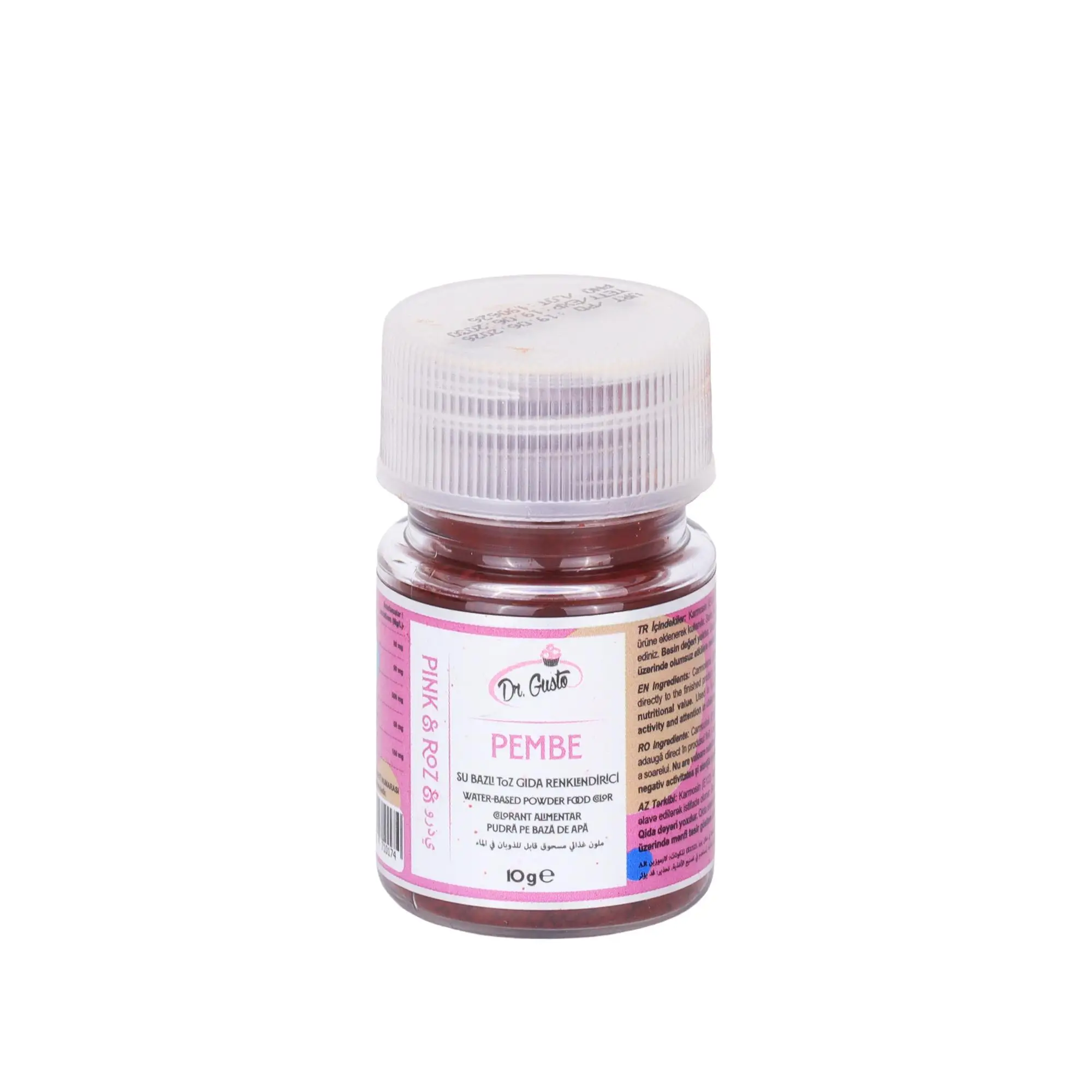 Su Bazlı Toz Gıda Boyası 10 gr Pembe