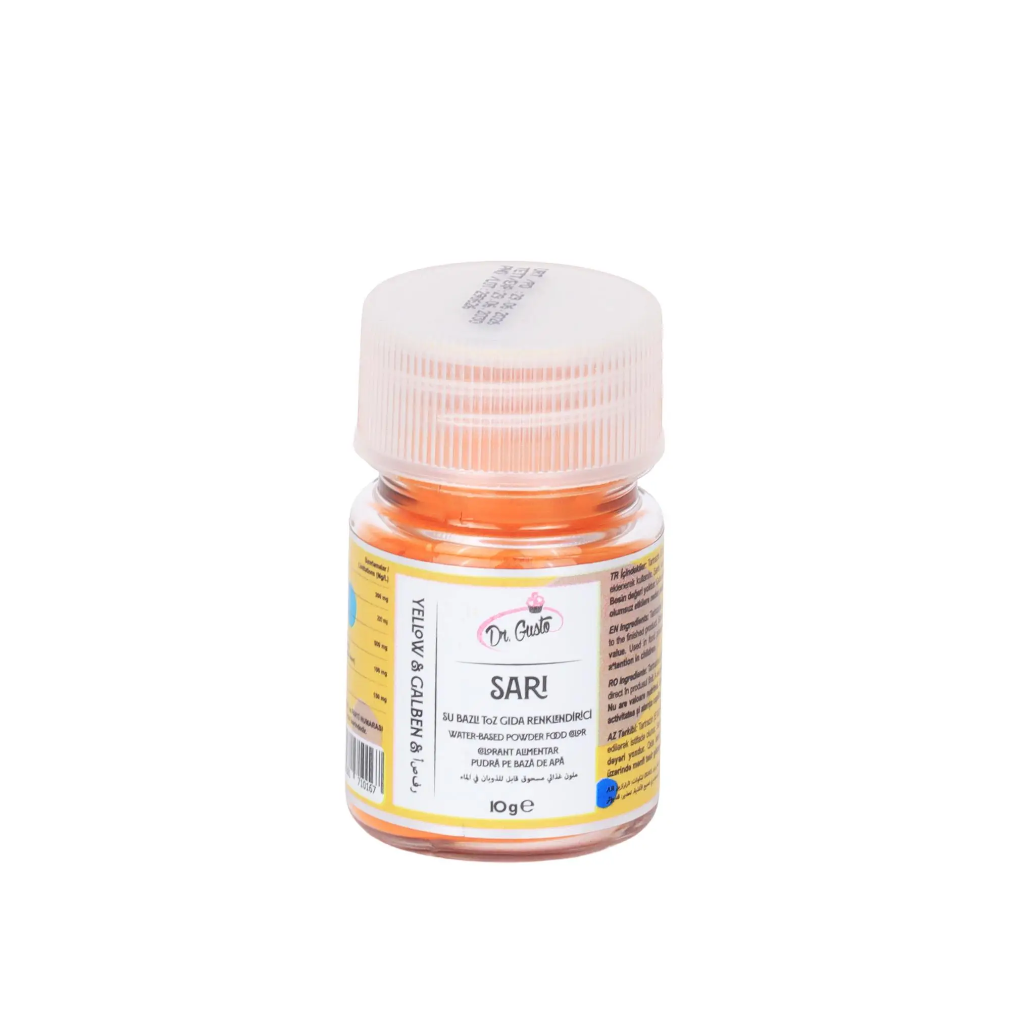 Su Bazlı Toz Gıda Boyası 10 gr Sarı