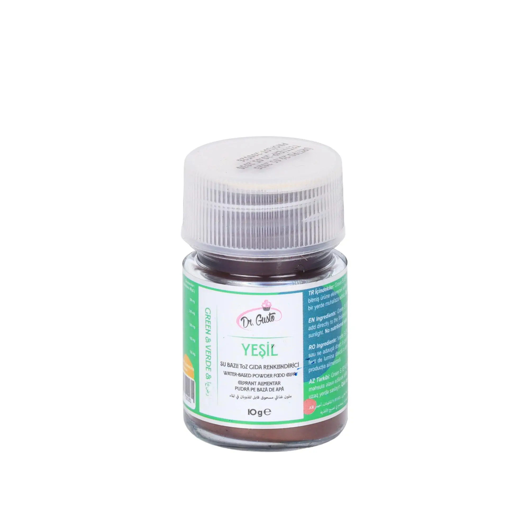 Su Bazlı Toz Gıda Boyası 10 gr Yeşil