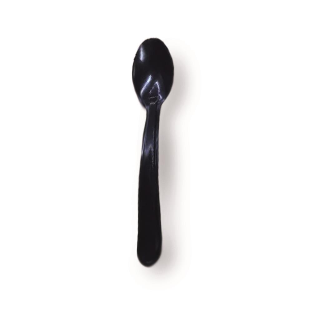 Sundae Dondurma Kaşığı Siyah 12,5 cm - 50 Adet