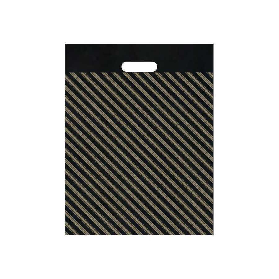 Takviyeli Siyah Çizgili No:4 40x50 cm - 50 Adet