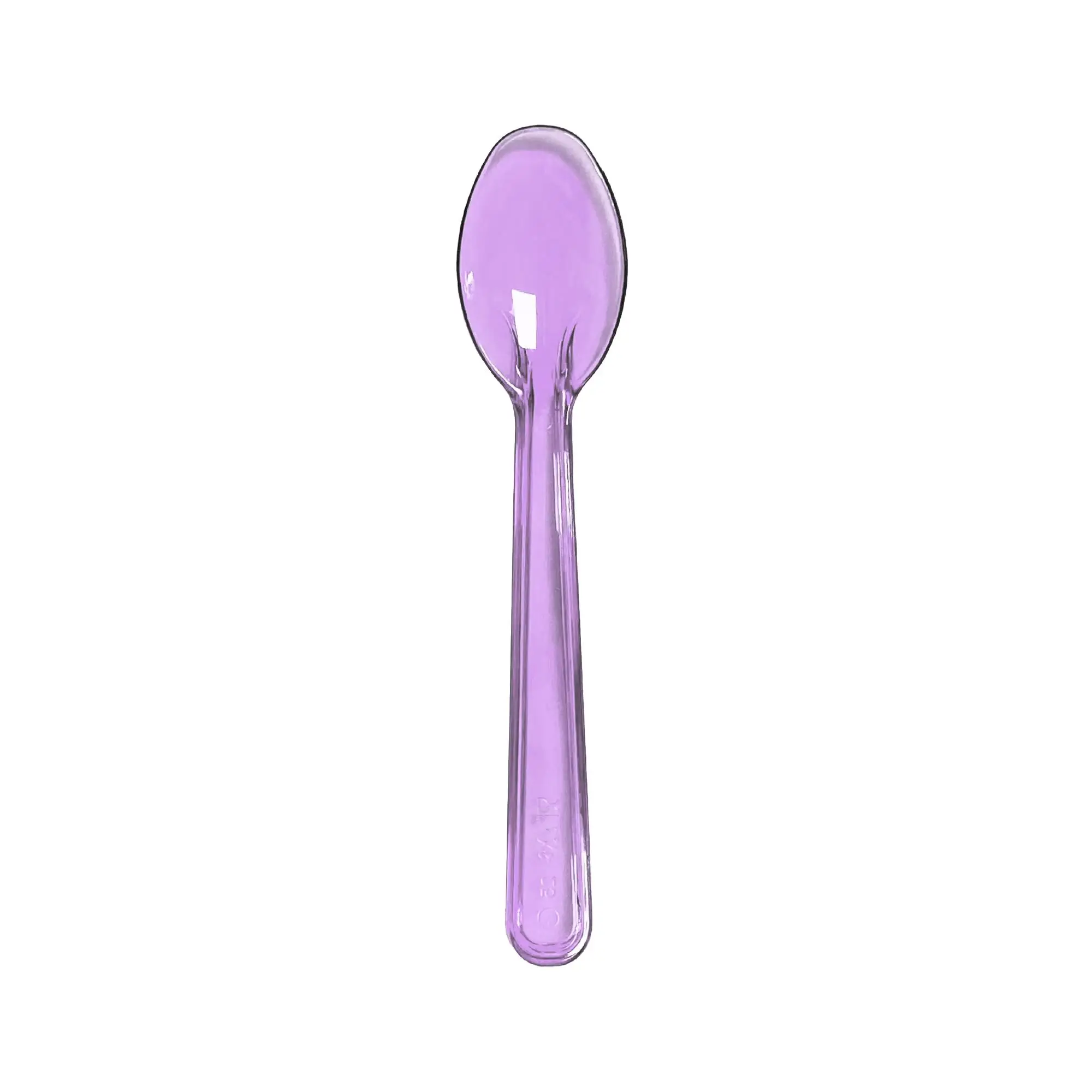 Tatlı-Dondurma Kaşığı Lila (Transparan) 12,5cm - 50 Adet