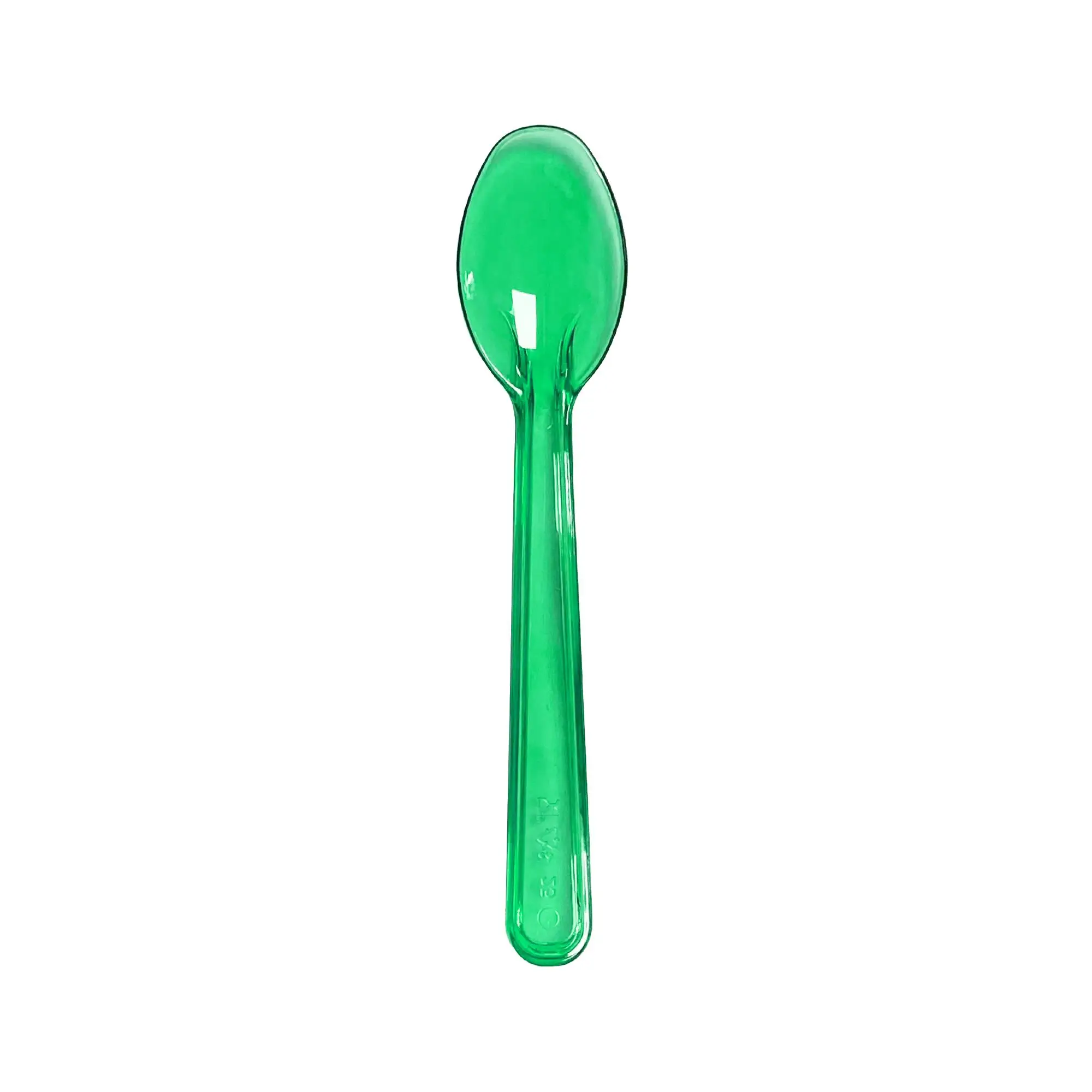 Tatlı-Dondurma Kaşığı Yeşil (Transparan) 12,5cm - 50 Adet