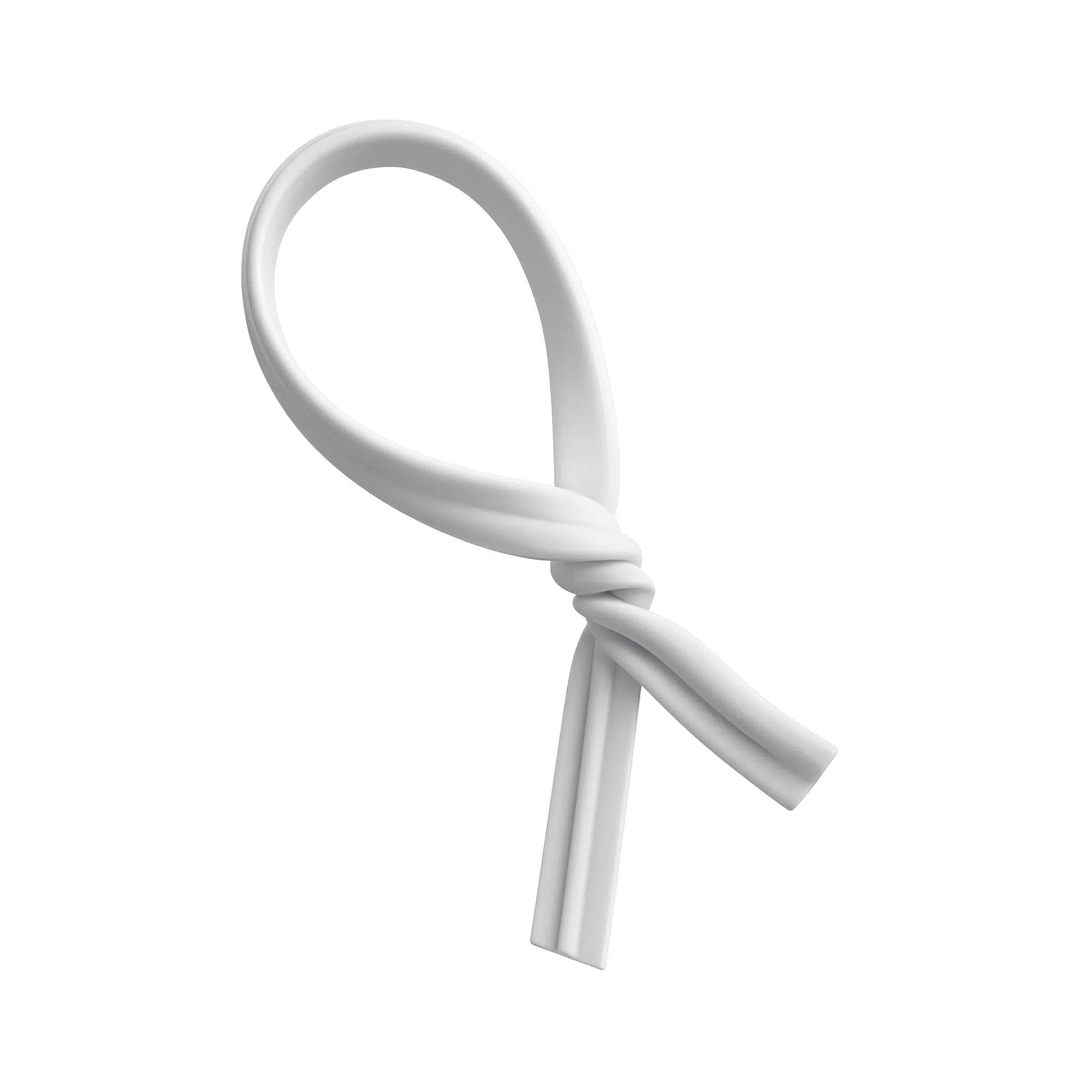 Tel Klips (Kalın) Beyaz 8 cm - 500 Adet