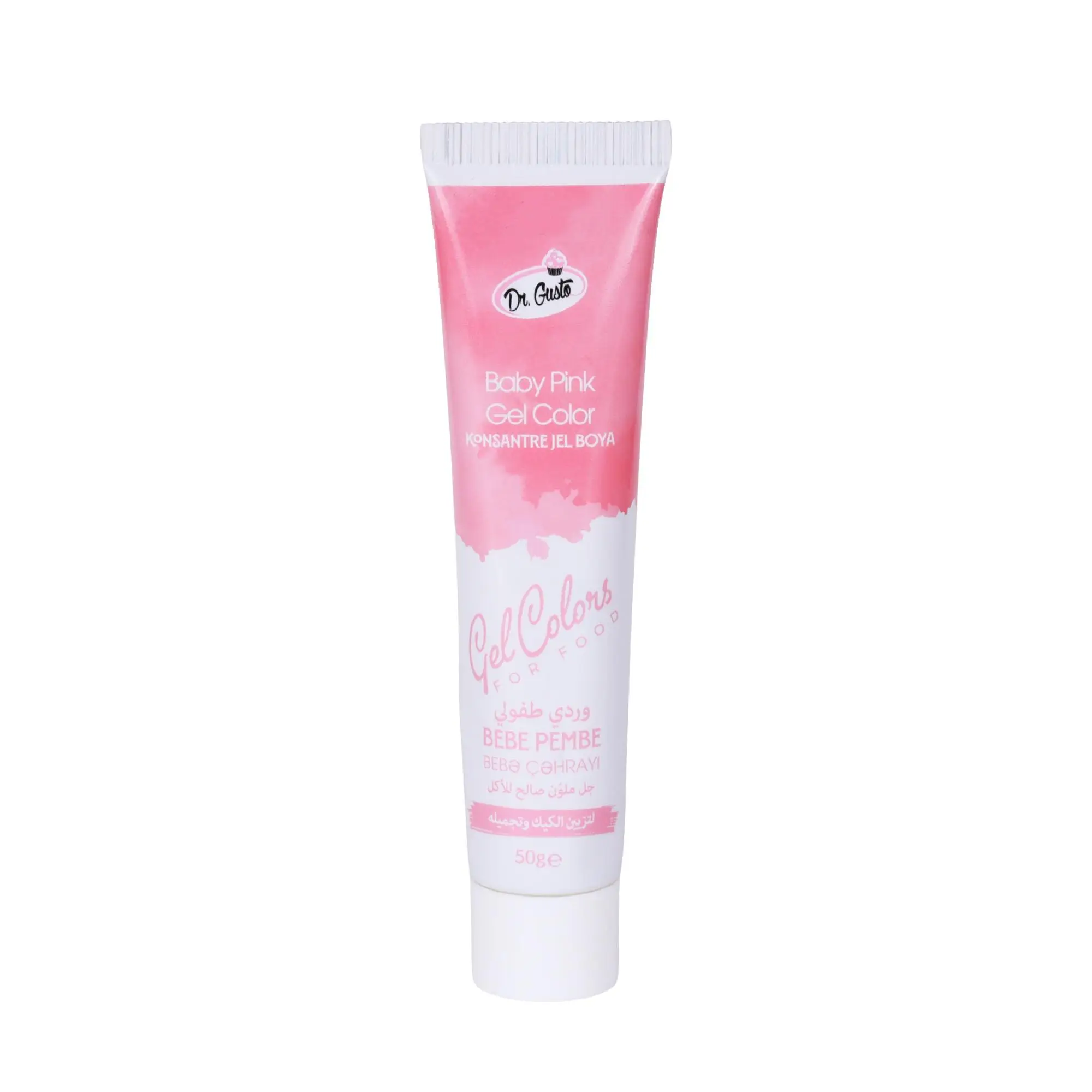 Tüp Jel Gıda Boyası 50 gr Bebek Pembe