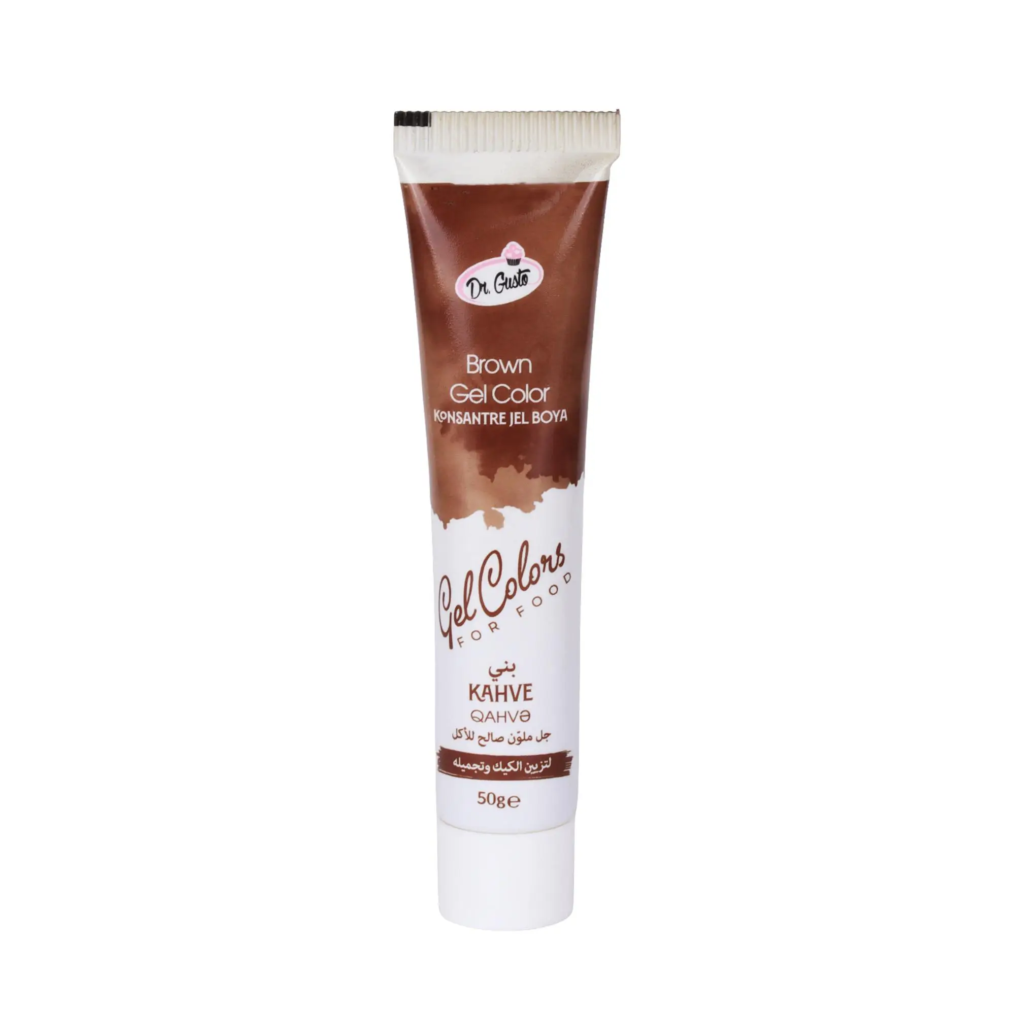 Tüp Jel Gıda Boyası 50 gr Kahverengi