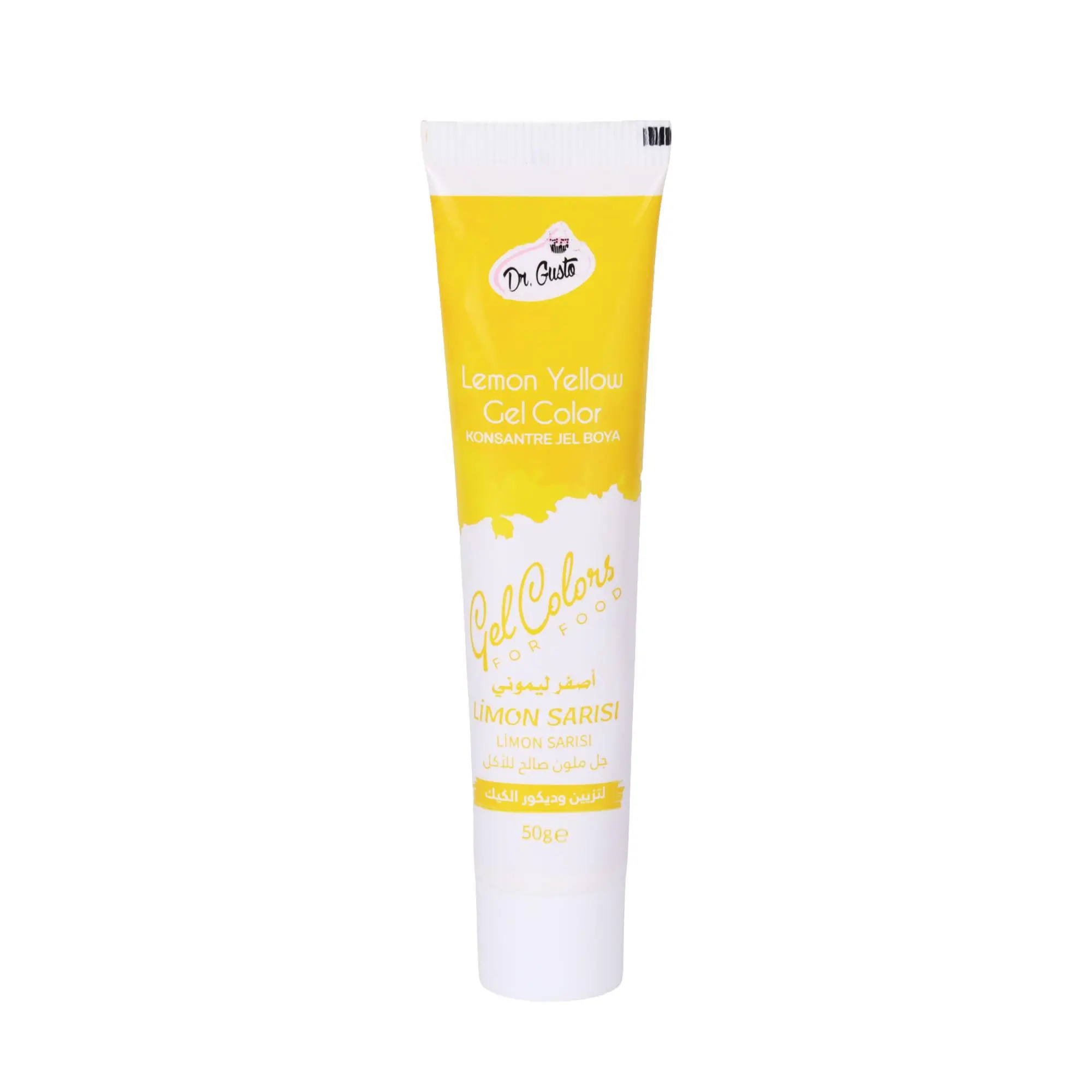 Tüp Jel Gıda Boyası 50 gr Limon Sarısı
