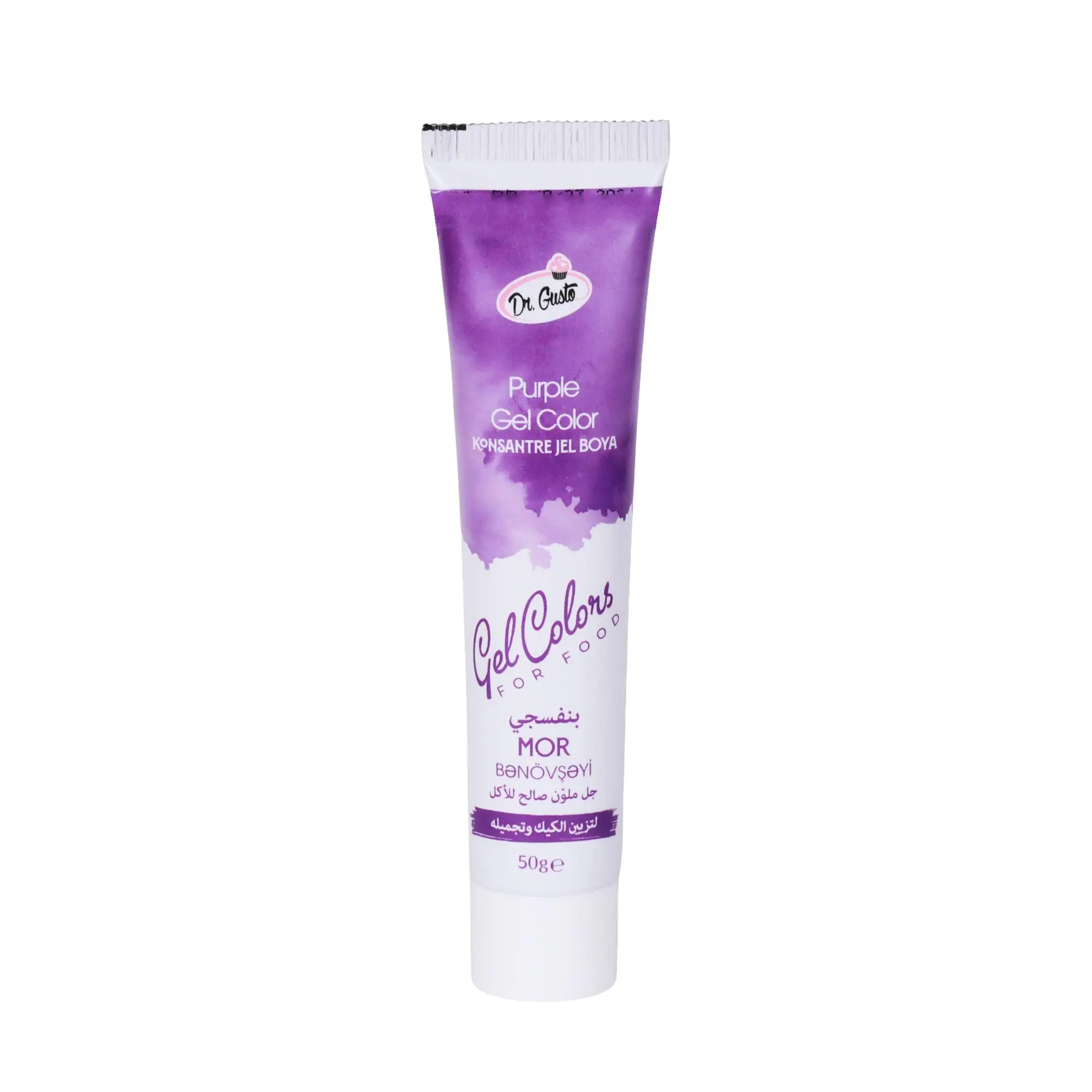 Tüp Jel Gıda Boyası 50 gr Mor