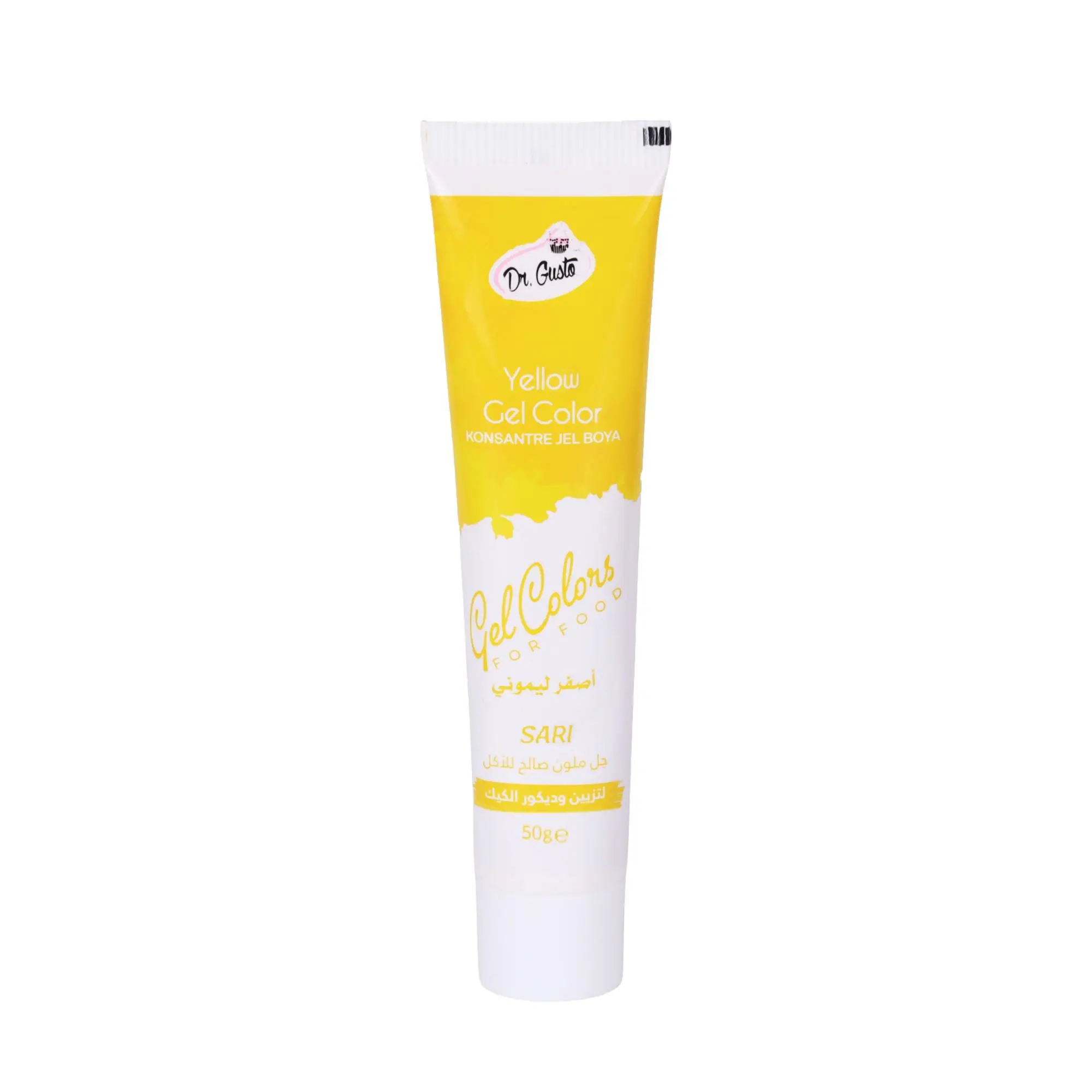 Tüp Jel Gıda Boyası 50 gr Sarı