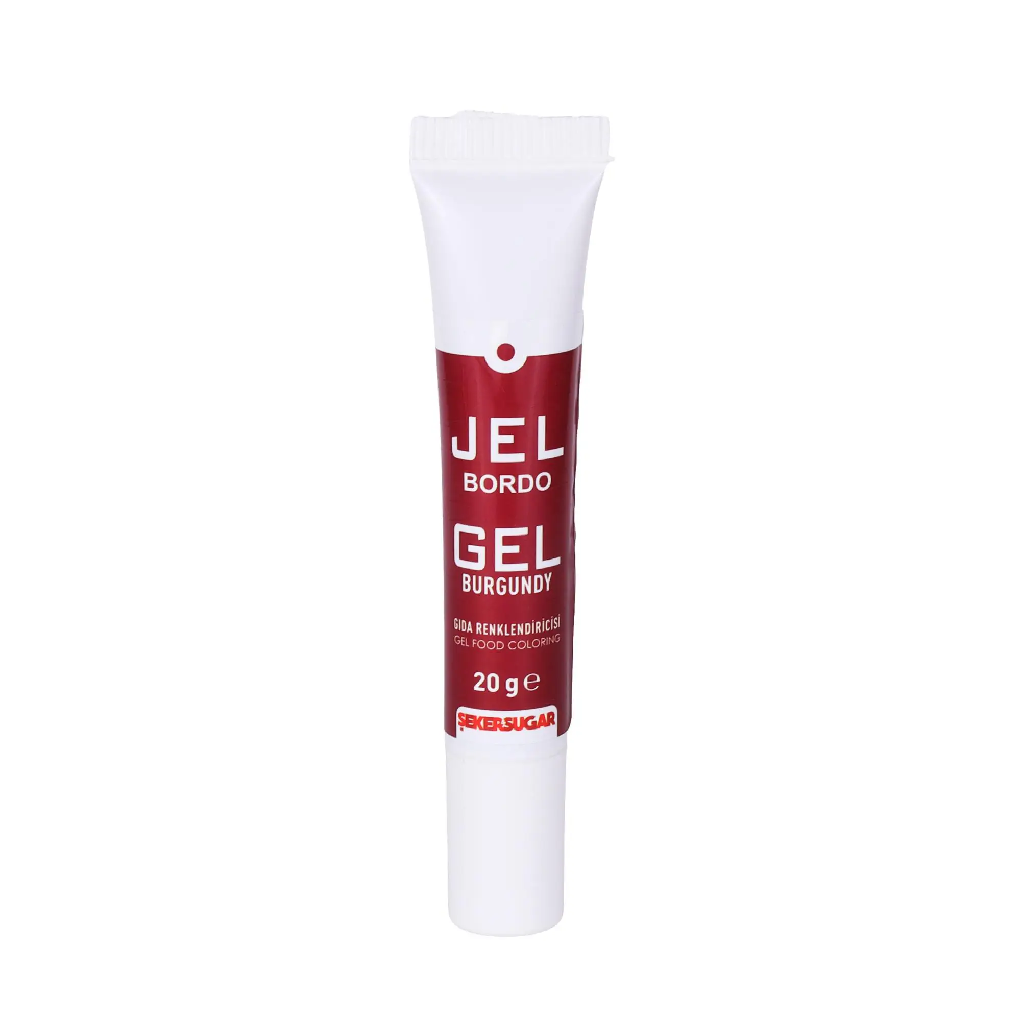 Tüp Jel Gıda Boyası Bordo 20 gr
