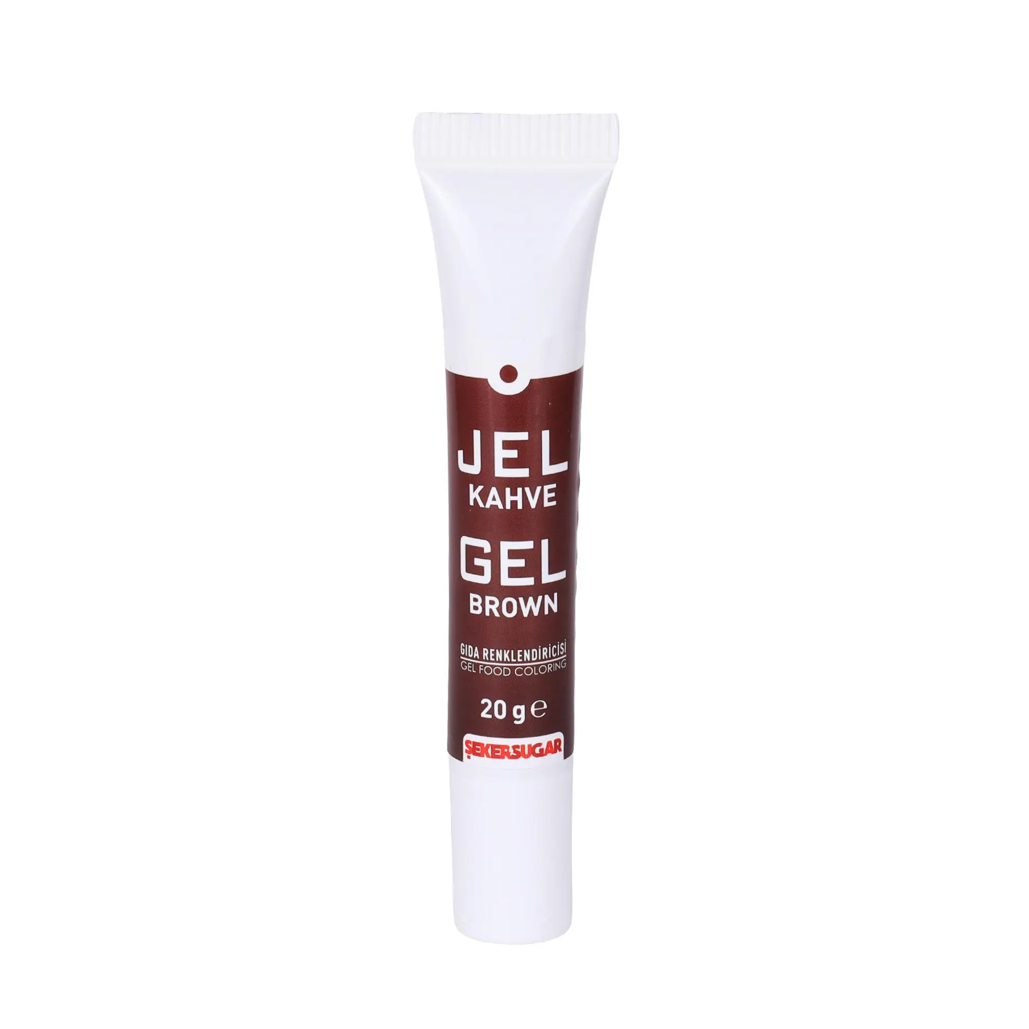 Tüp Jel Gıda Boyası Kahverengi 20 gr