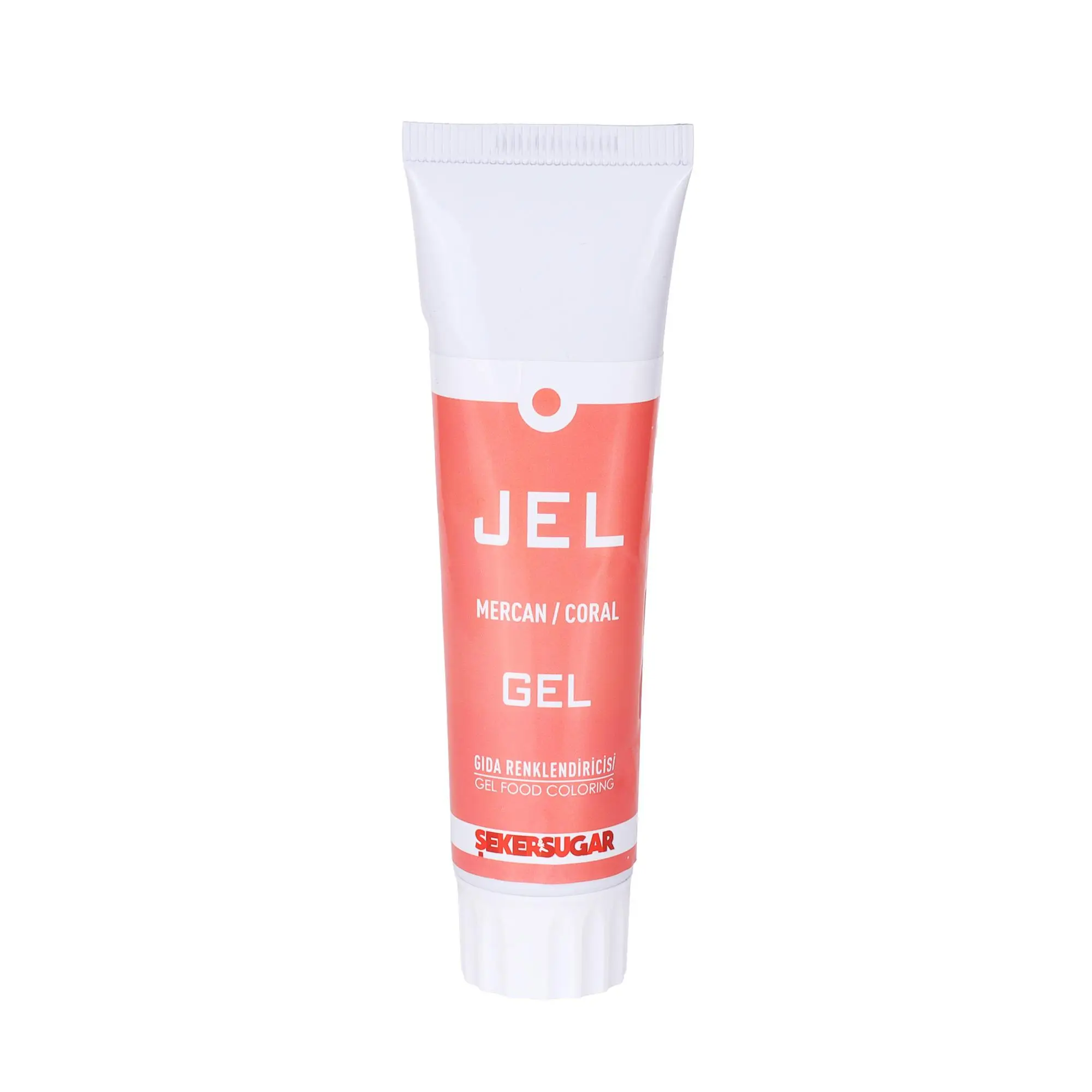 Tüp Jel Gıda Boyası Mercan 100 gr