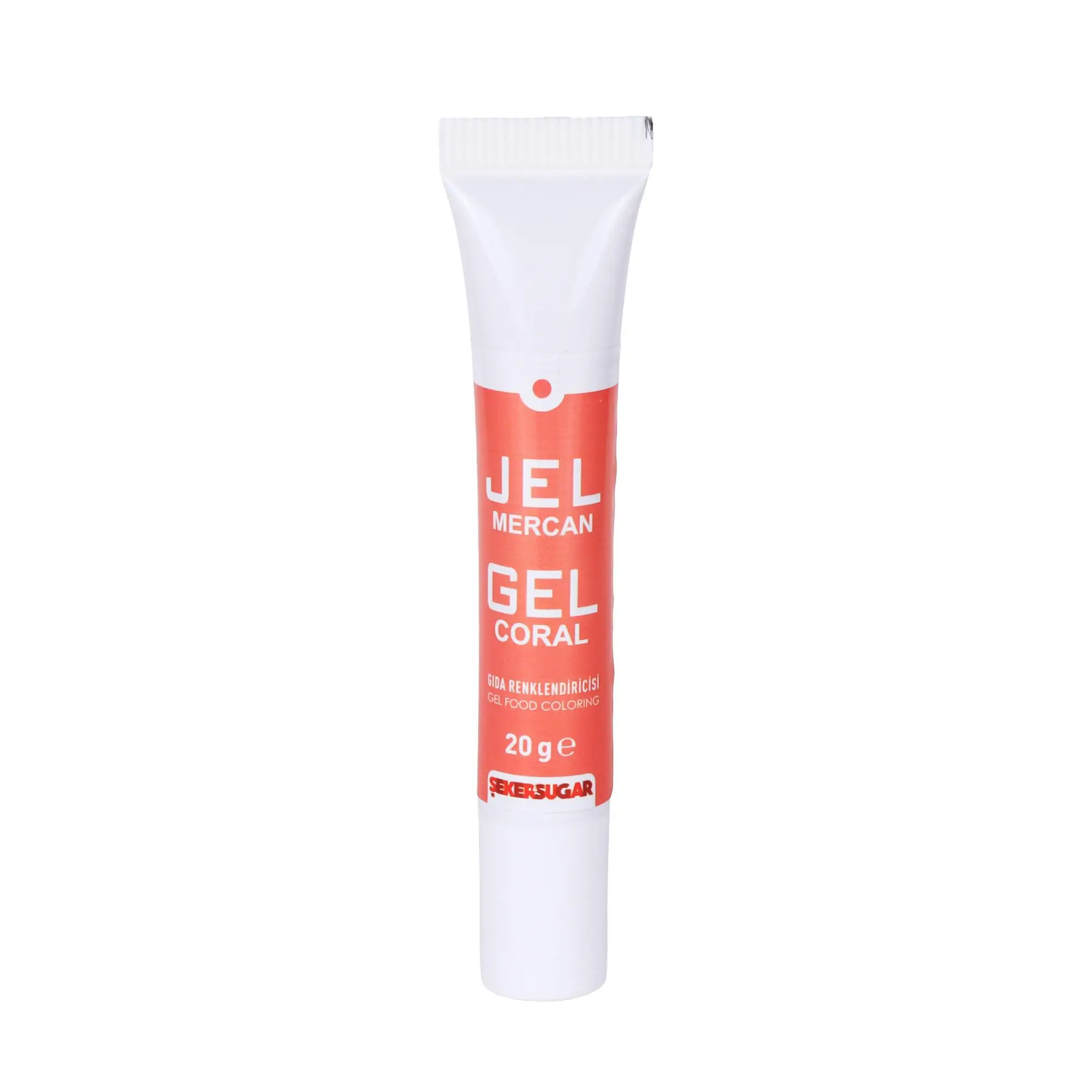 Tüp Jel Gıda Boyası Mercan 20 gr