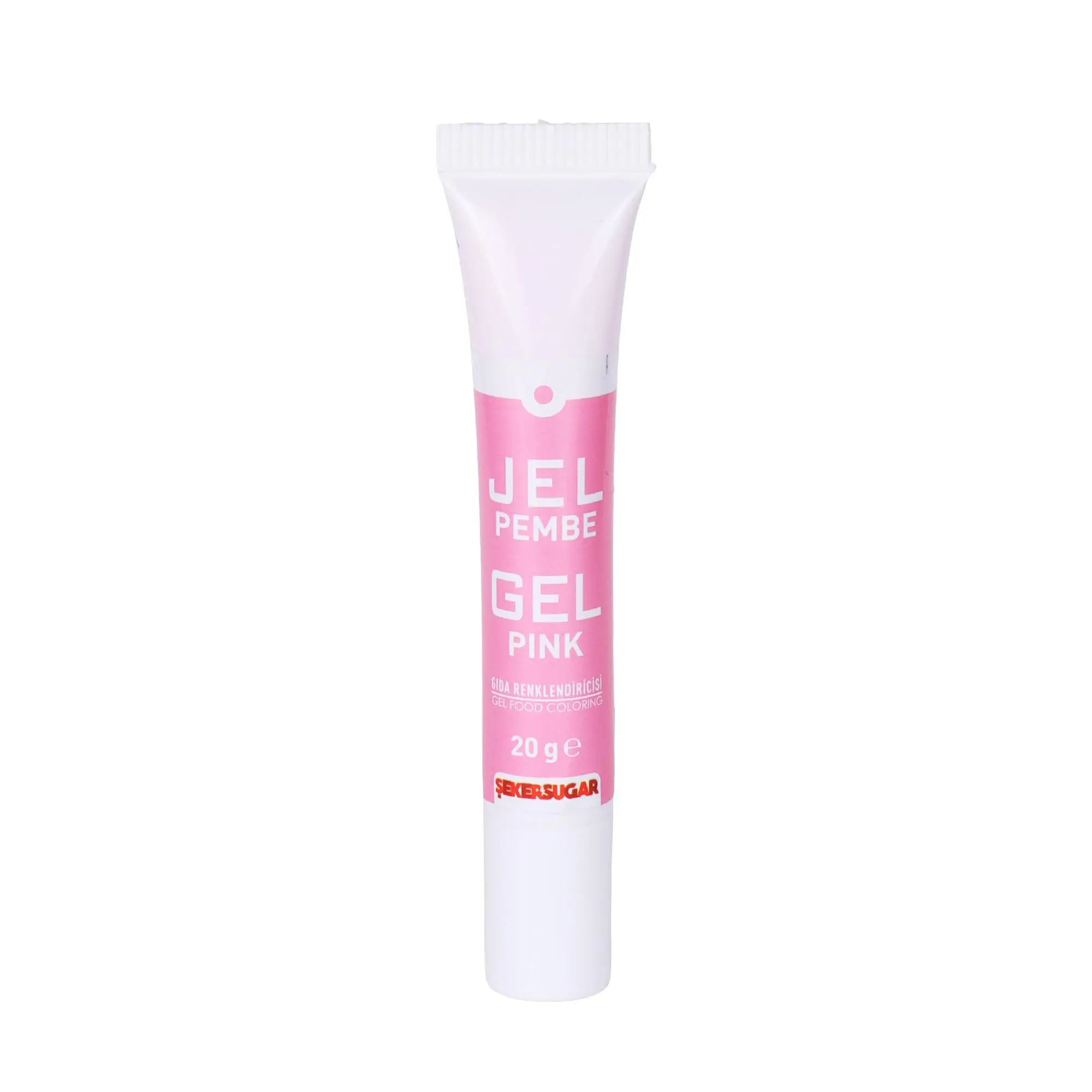 Tüp Jel Gıda Boyası Pembe 20 gr