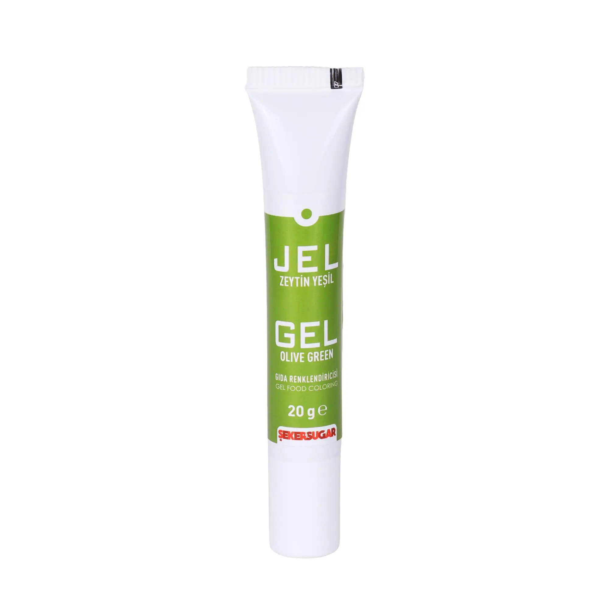 Tüp Jel Gıda Boyası Zeytin Yeşili 20 gr